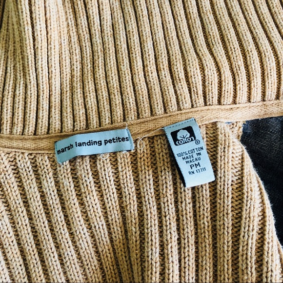 Marsh Landing Petites sweater Jacket - Picture 3 of 4